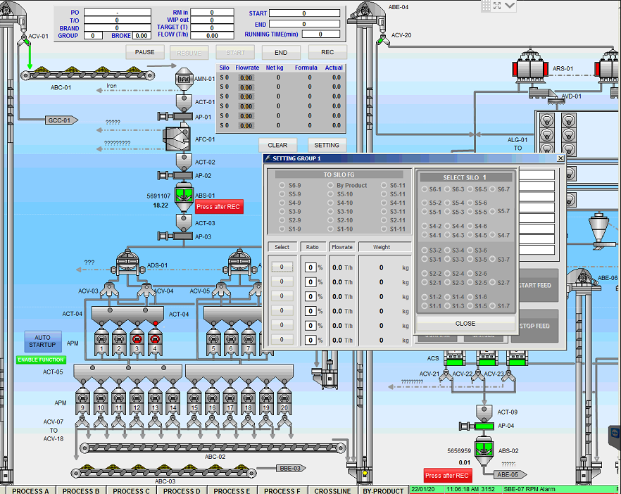 SCADA Interface กับ SAP / Excel Report